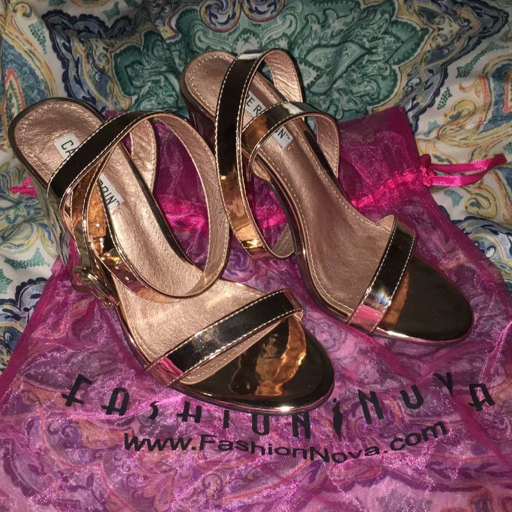 Fashion Nova “Simple & Sleek” Heels - Rose Gold